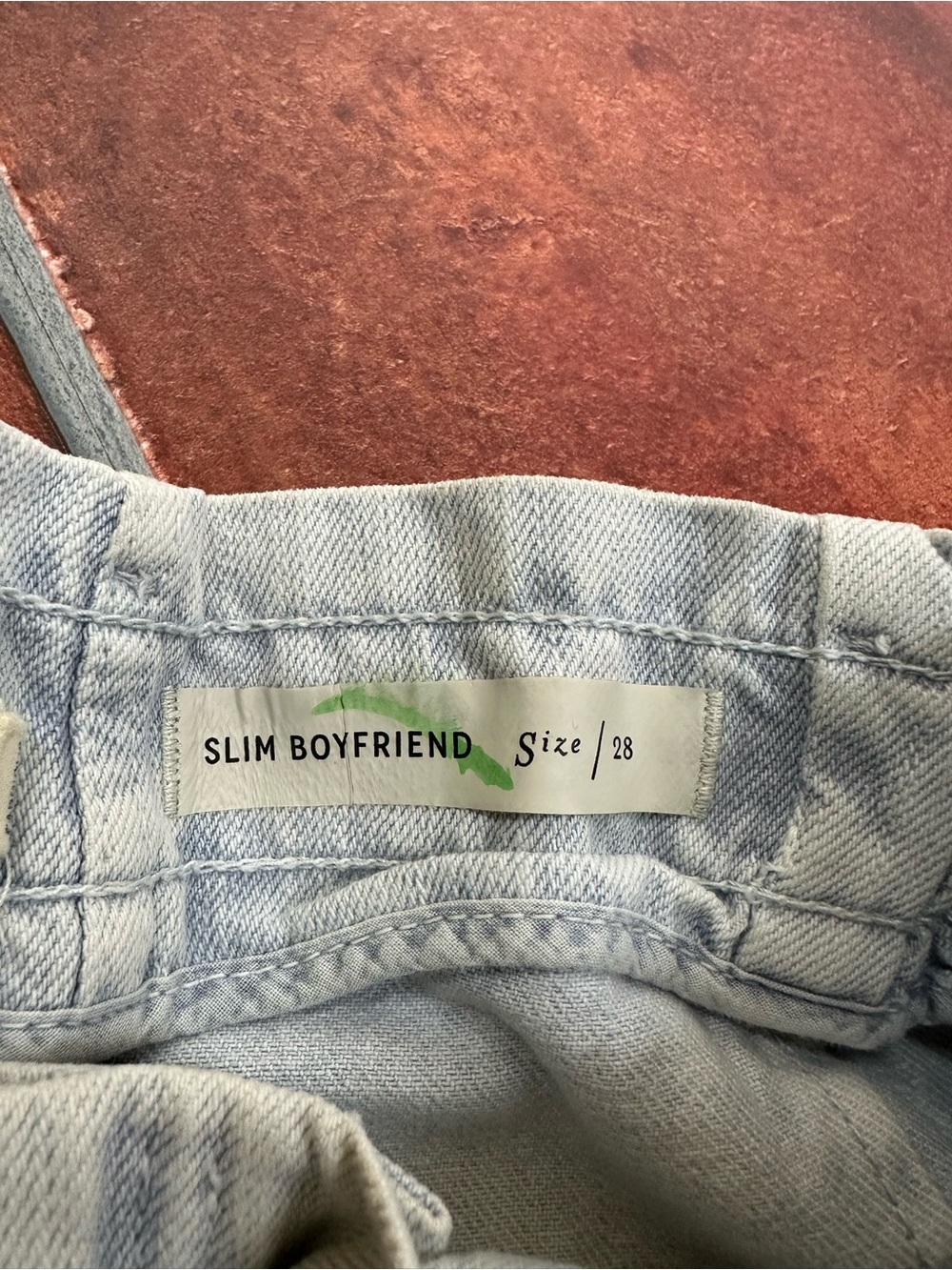 Anthropologie x Pilcro Ultra High-Rise Acid Wash Denim Shorts - Picture 7 of 9